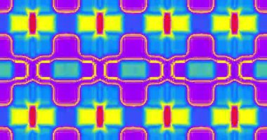 Soyut hareketin renkli 4k videosu desenli arka plan 