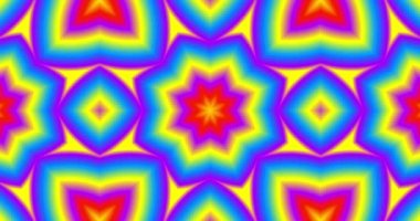 Soyut hareketin renkli 4k videosu desenli arka plan 