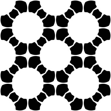 Soyut geometrik dikişsiz desen