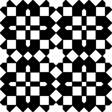 Soyut geometrik dikişsiz desen