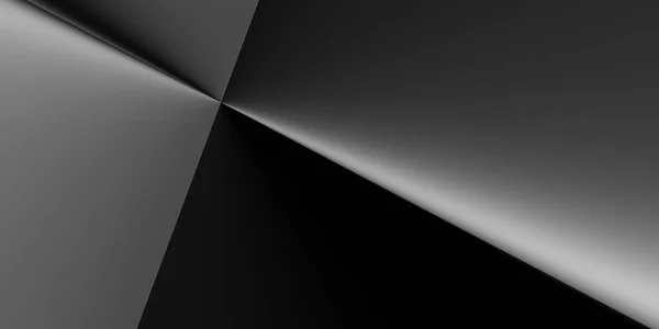 3D豪华黑色商业封面设计 金属美观 银质效果 — 图库照片