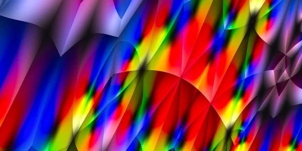 Abstrakcyjne Kolorowe Fraktalne Tło Piękna Geometryczne Tapety — Zdjęcie stockowe