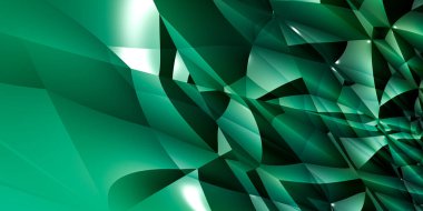 Soyut arkaplan, geometrik çokgen 3D illüstrasyon, 3B canlandırma