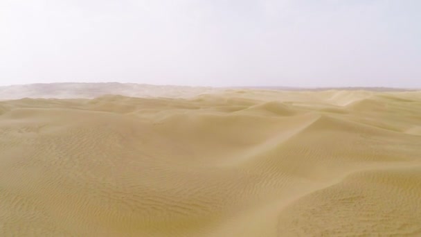 Flug über Wüste — Stockvideo