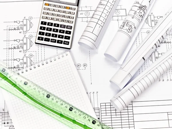 Engineering heating. Concept Heating. Project of heating for house.