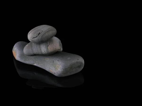 Piedras Zen calma rocas mindfulness Spa en pila — Foto de Stock