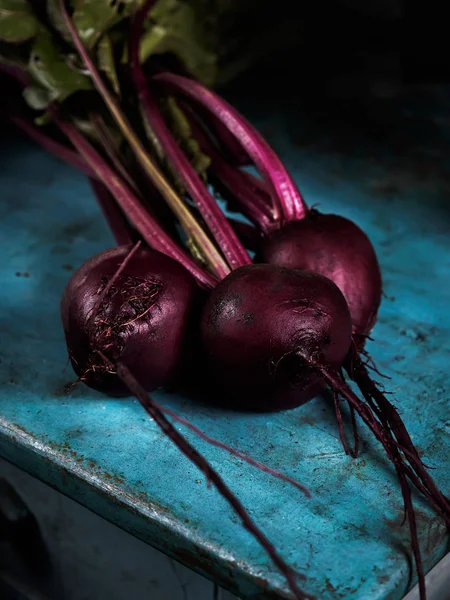 Wspólne buraków Organic Detox roślinnych zbliżenie — Zdjęcie stockowe