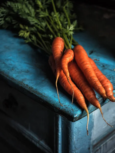 Морковь кучу свежести собирать каротин антиоксидантный витамин для рецептов — стоковое фото