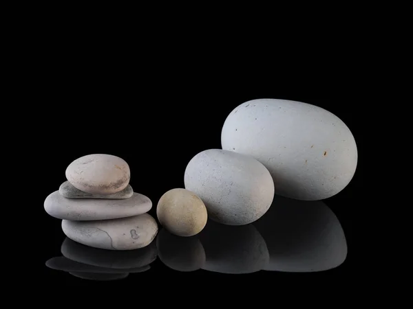 Piedras Zen rocas spa en stack mindfulness — Foto de Stock