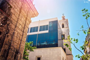 Küba, Havana, iki yakın - eski binalar ve modern 