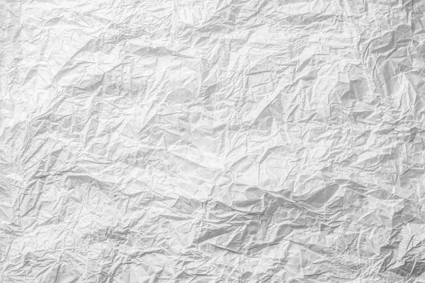구겨진된 흰색 회색 단색 빵집 종이의 배경 — 스톡 사진