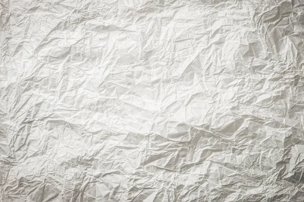 구겨진된 흰색 회색 단색 빵집 종이의 배경 — 스톡 사진