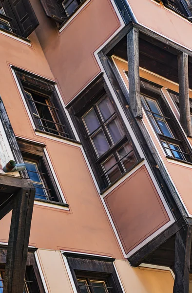 Starý Plovdiv Windows — Stock fotografie