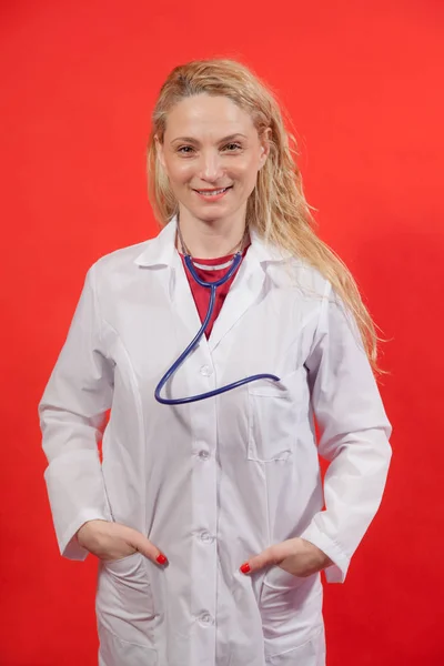 Femeie Doctor Portret — Fotografie, imagine de stoc