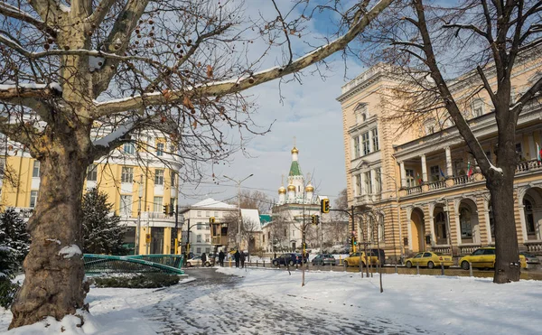 Sofia Igreja Russa Inverno Imagens De Bancos De Imagens