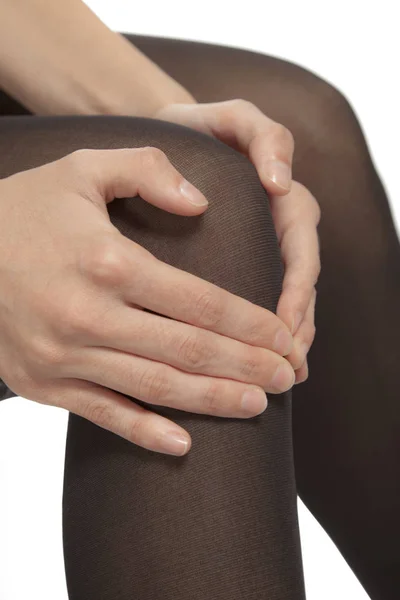 女性の膝の痛み摩擦 — ストック写真