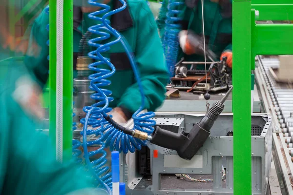 Electrónica Eliminación Reciclaje Fábrica Computadoras —  Fotos de Stock