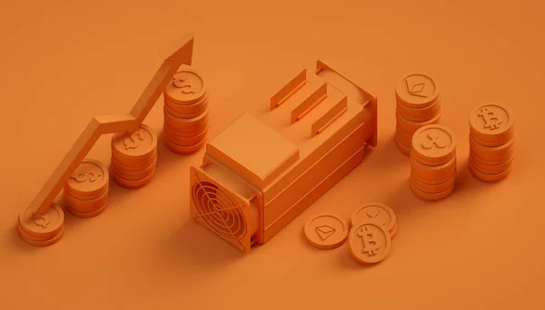 Kripto para birimi soyut arkaplan
