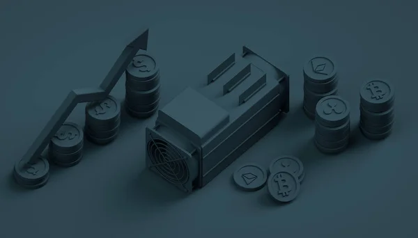 Kripto para birimi soyut arkaplan