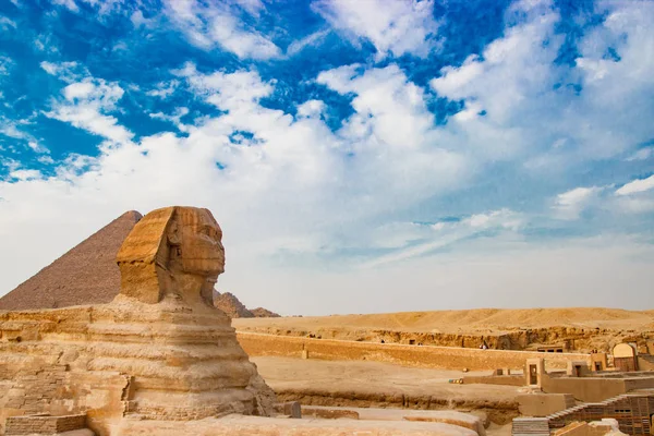 Sphinx Egypten Visa Stockfoto