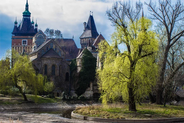 Castillo de Vajdahunyad, Budapest, Hungría —  Fotos de Stock