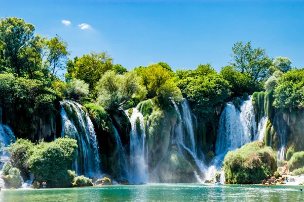 Amazing Kravice Waterfall in Bosnia and Herzegovina — Stock Photo, Image