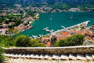 Kotor Old Castle steps Kotor, Karadağ