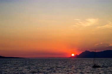 Kotor Koyu'ndaki Karadağ muhteşem görünüm