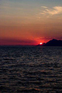 Kotor Koyu'ndaki Karadağ muhteşem görünüm