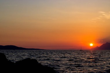 Kotor Koyu'ndaki Karadağ muhteşem görünüm