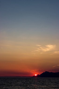 Kotor Koyu'ndaki Karadağ muhteşem görünüm