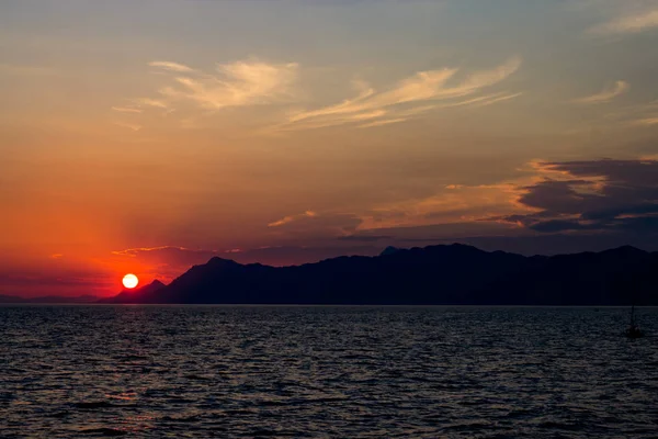 Coucher De Soleil Sur La Mer Arrière Plans Pour Citations