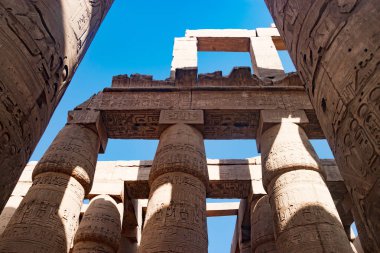 Antik tapınak başına Luksor, Mısır