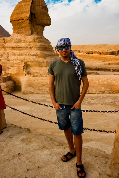 Sfenks Giza. Cairo, Mısır