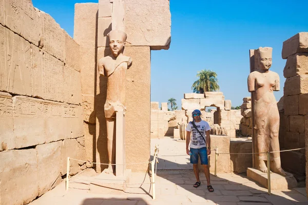 Beroemde oude tempel in Luxor, Egypte — Stockfoto