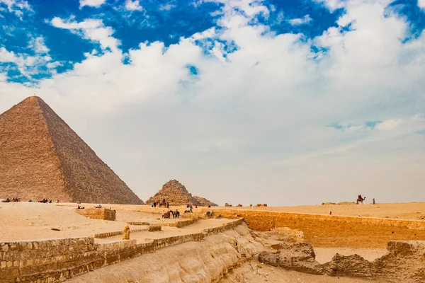 A pirâmide no Cairo, Egito — Fotografia de Stock