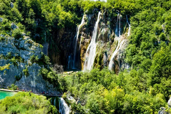 Bridge in the National Park in Croatia — Stock Photo, Image