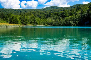 Yansımanın Plitvice Gölleri, Hırvatistan