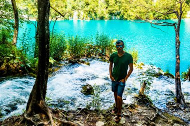 Hırvatistan milli parkta, sakin bir yer