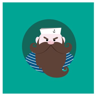 Sakallı adam simgesi