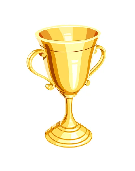 Gold champion cup — Stock Vector