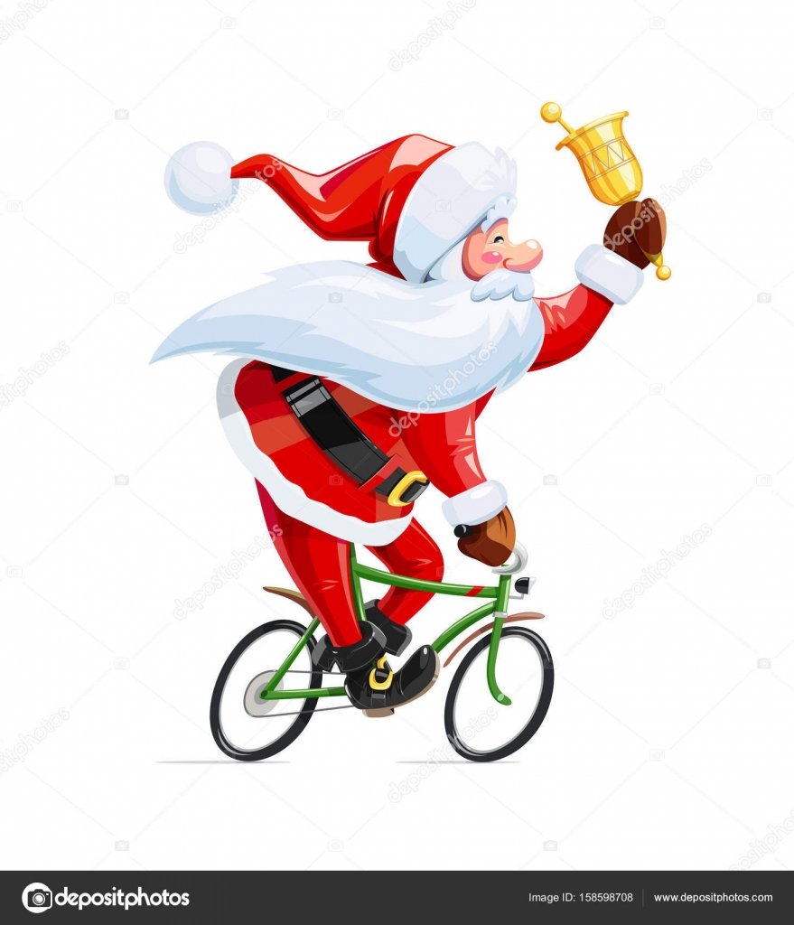 Imagenes De Santa Claus En Bicicleta | santa claus con cana en bicicleta personaje de dibujos Imagenes De Santa Claus En Bicicleta | santa claus con cana en bicicleta personaje de dibujos