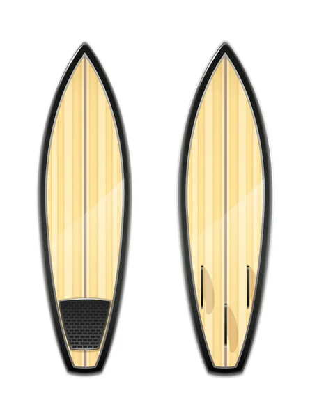 Planche de surf pour le sutfing. Inventaires sportifs . — Image vectorielle