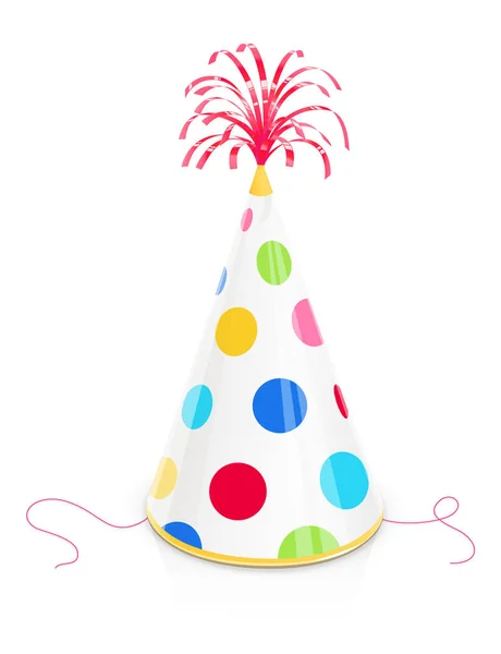 Gorra de fiesta para cumpleaños — Archivo Imágenes Vectoriales
