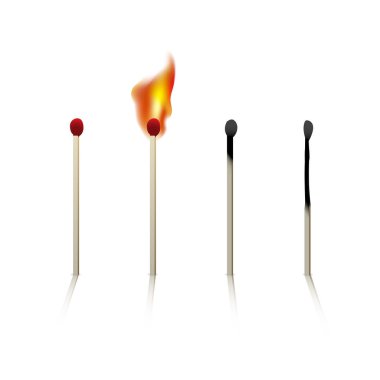 matchsticks ve yanma