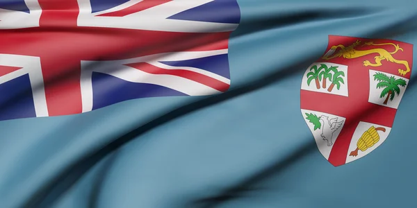 Bandiera della Repubblica delle Figi — Foto Stock