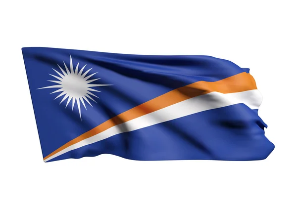 República de las Islas Marshall Bandera — Foto de Stock