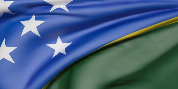 ソロモン諸島の国旗 — ストック写真