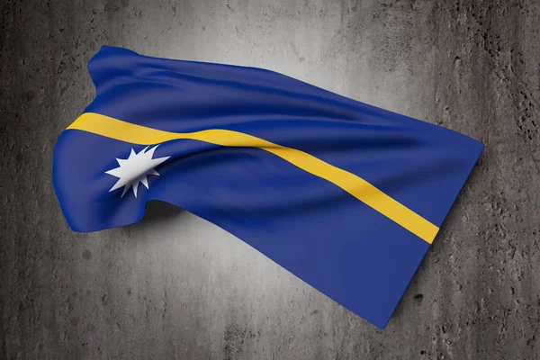 Republic of Nauru flag — Stock Photo, Image