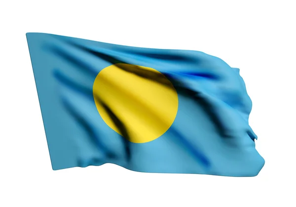 パラオ共和国の国旗 — ストック写真